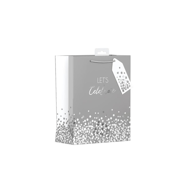 Celebration Text Medium Gift Bag