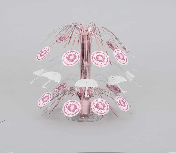 Pink Baby Shower Cascade Centrepiece