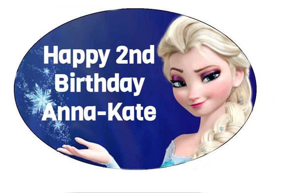 Personalised Frozen Labels (8 Pack)