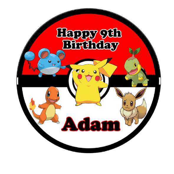 Personalised Pokemon Party Pinata