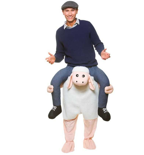 Mens Carry Me Sheep Costume