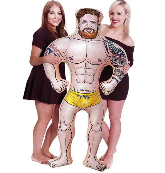 Eddy Hunk 5ft Inflatable Blow Up Doll