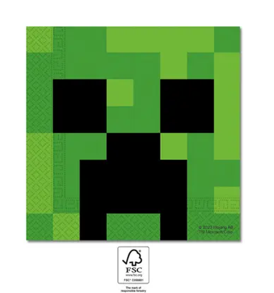 Minecraft Napkins (20 Pack)