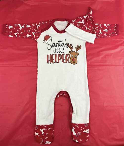 Santa's Little Helper Romper