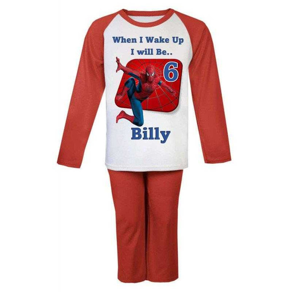 Personalised Spider Pyjamas