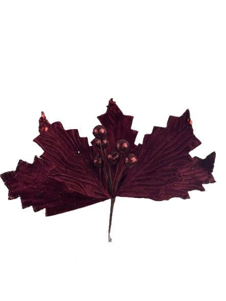 Red Winter Leaf pick