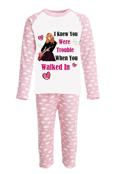 Personalised Trouble Kids Pyjamas