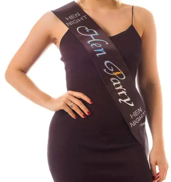 Black Hen Night Sash