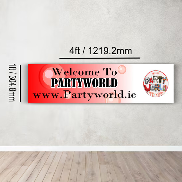 Personalised Cocktail Hen Party Photo Banner Size 1ft x 2ft