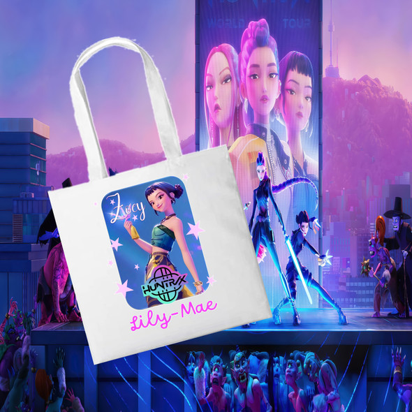 Personalised K-Pop Zoey Demon Hunter Tote Bag