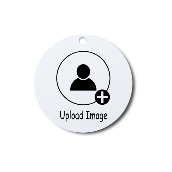 Personalised Girl's 1st Christmas Gift Tag Back