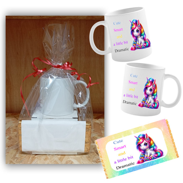 Dramatic Unicorn Mug Gift Set