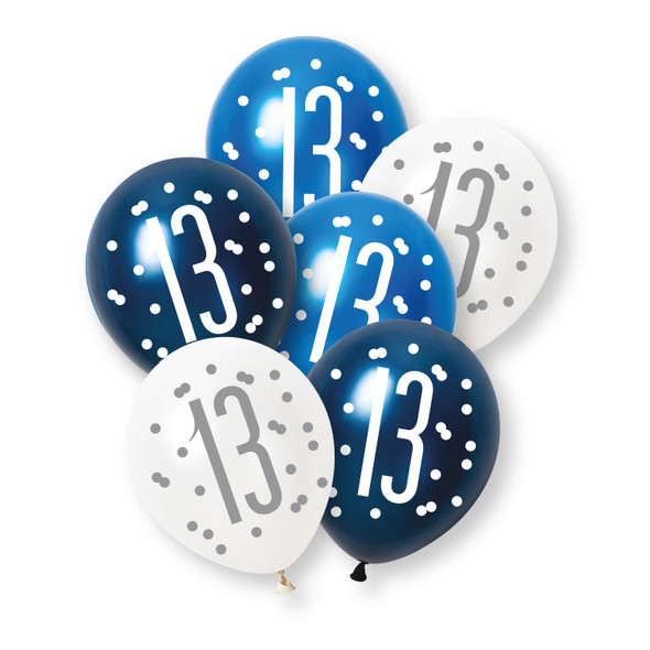 Blue Dots 13th Balloons