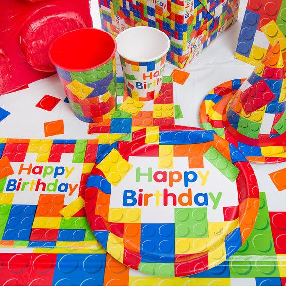 Eco-Friendly Building Blocks Birthday Party