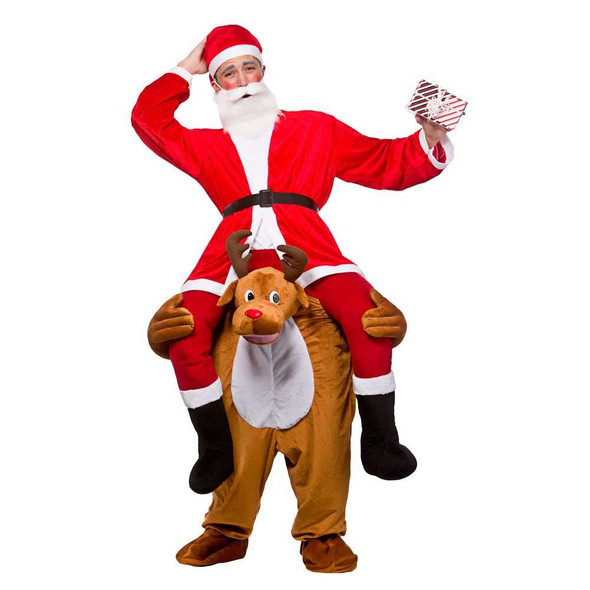 Mens Carry Me Reindeer Costume