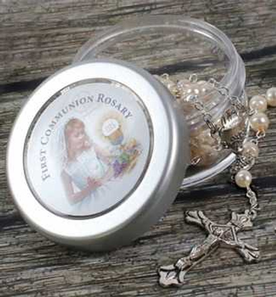 Communion Girl Rosary Beads
