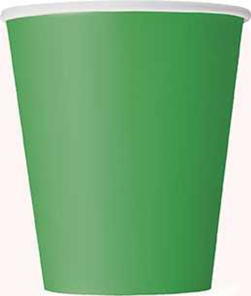 Green Paper Cups (14 Pack)