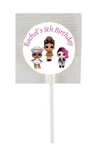 Personalised LOL Surprise Lollipops (15 Pack)