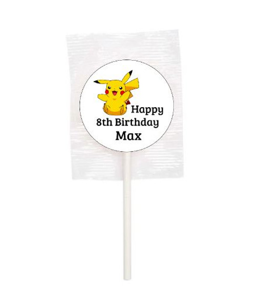 Personalised Pokémon Lollipops (15 Pack)