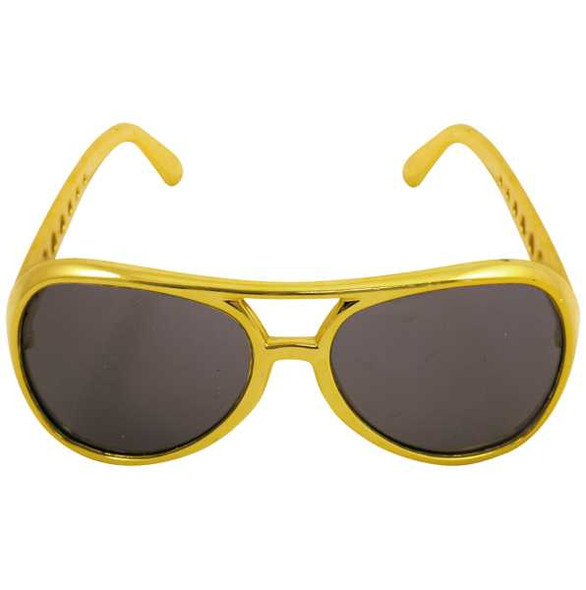 Gold Elvis Glasses