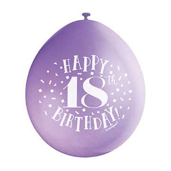 Happy 18th Birthday Balloons