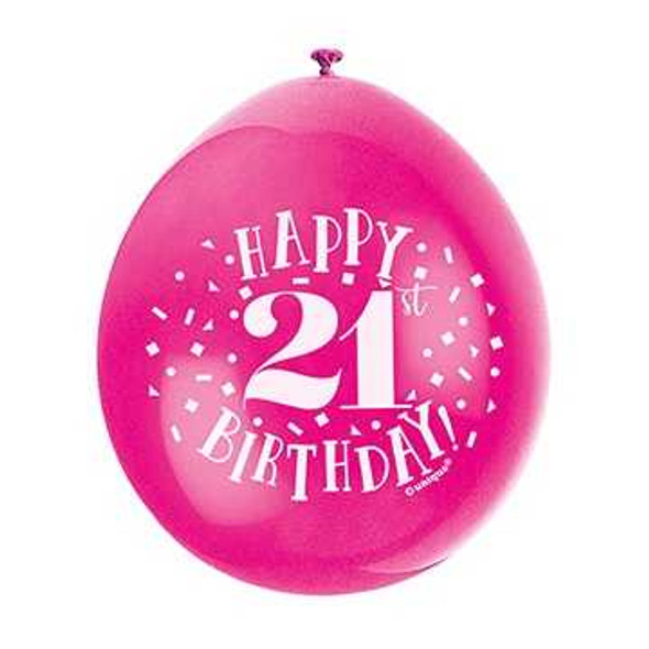 Happy 21st Birthday Balloons