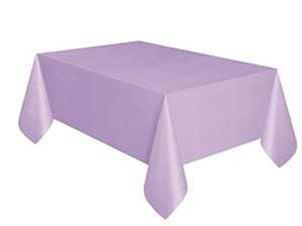 Lavender Plastic Tablecover