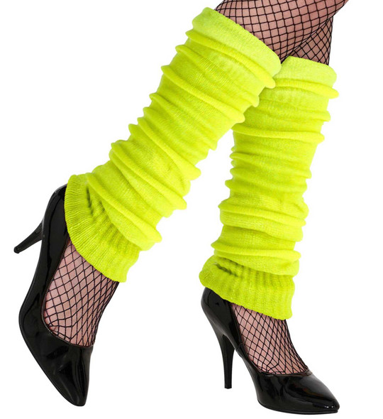 Neon Yellow Leg Warmers