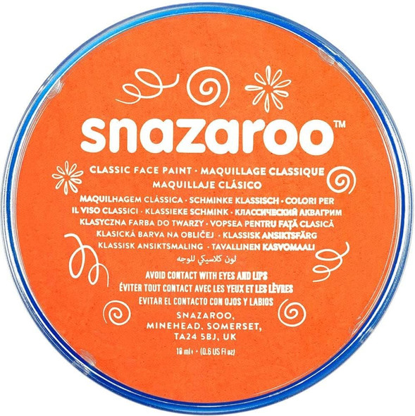 Orange Snazaroo Face Paint 18ml | Kids Face Paint