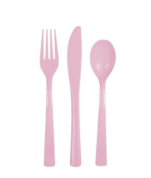 Reusable Pastel Pink Cutlery