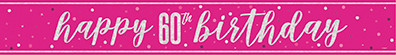 Pink Dots Glitz 60th Banner