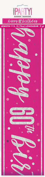 Pink Dots Glitz 60th Banner