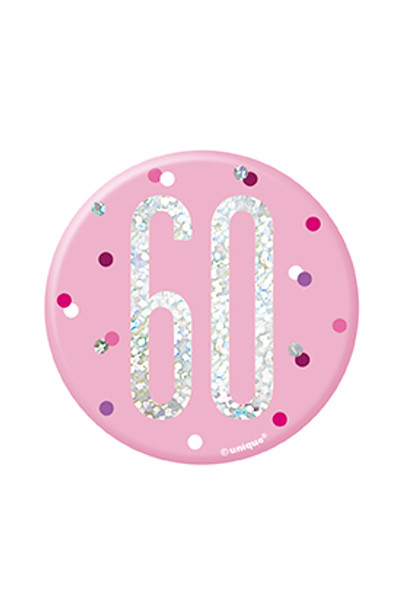 60th Birthday Badge