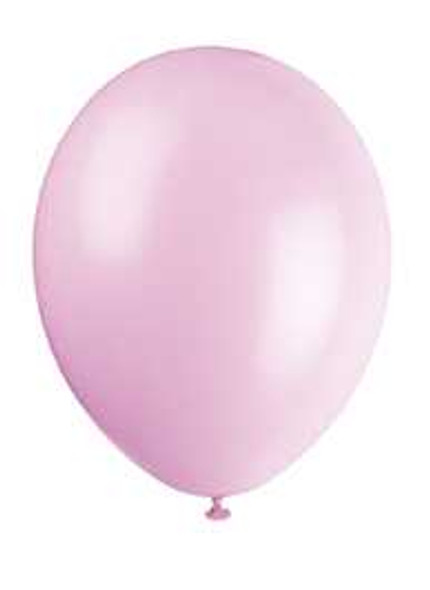 Powder Pink Latex Balloons