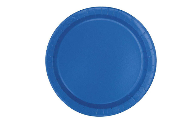 Royal Blue Paper Plates (16 Pack)