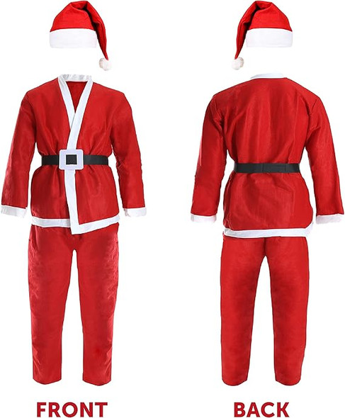 Santa Suit Front & Back