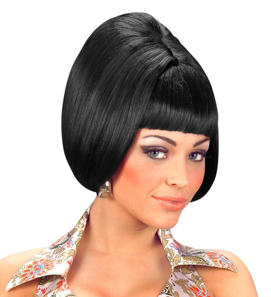 70s Black Wig