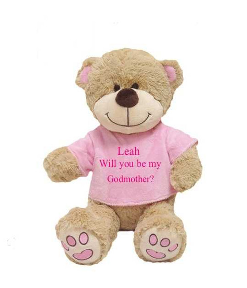 Personalised Embroidery Small Godmother Teddy Bear