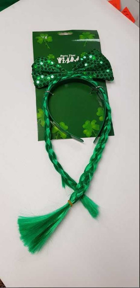 St Patricks Bow Headband
