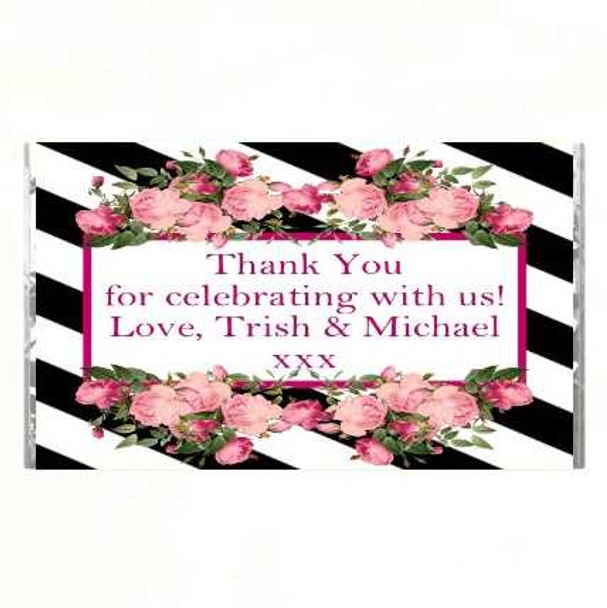 Personalised Floral Print Chocolates (7 Pack)