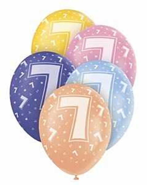 7th Birthday Balloons