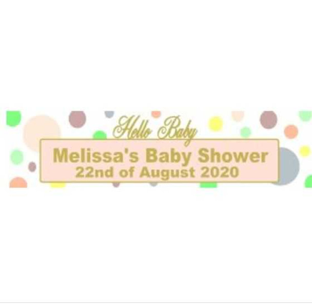Personalised Hello Baby Banner
