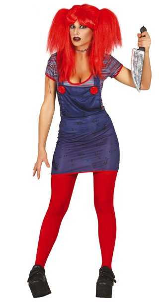 Womens Scary Rag Doll Costume