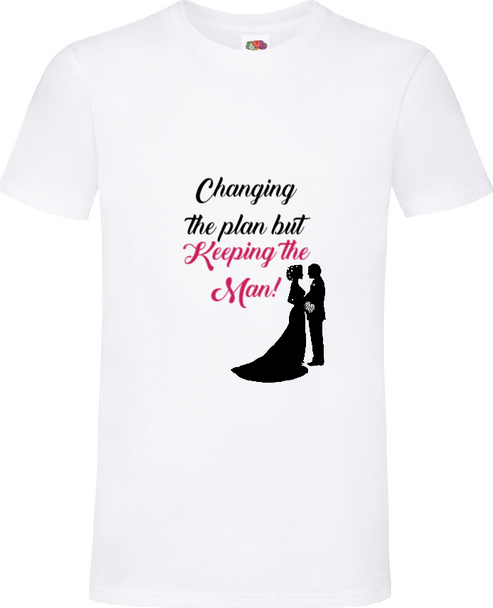 Personalised Changing The Plan T-Shirt