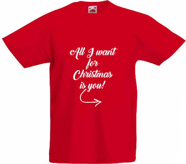 Red All I Want T-Shirt