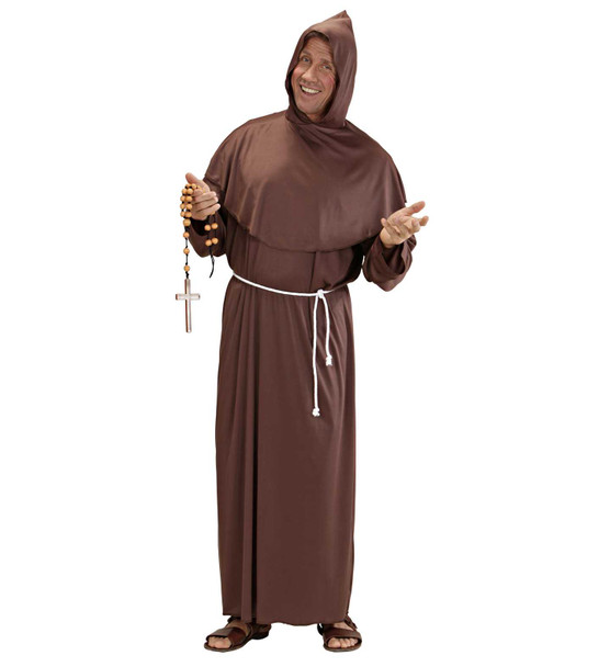 Mens Hooded Monk Costume