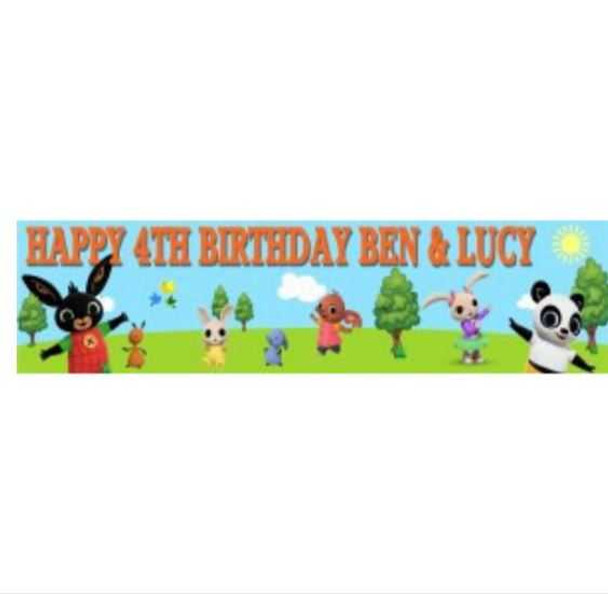 Personalised Bunny Banner