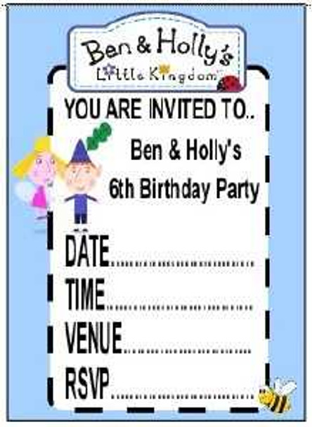 Ben And Holly Invitations
