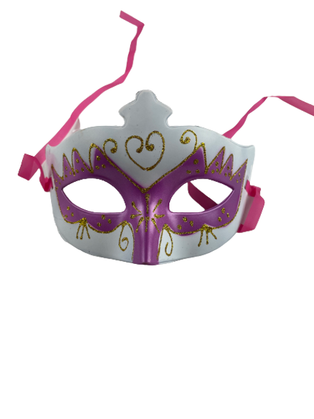 Colourful Purple Masquerade Masks