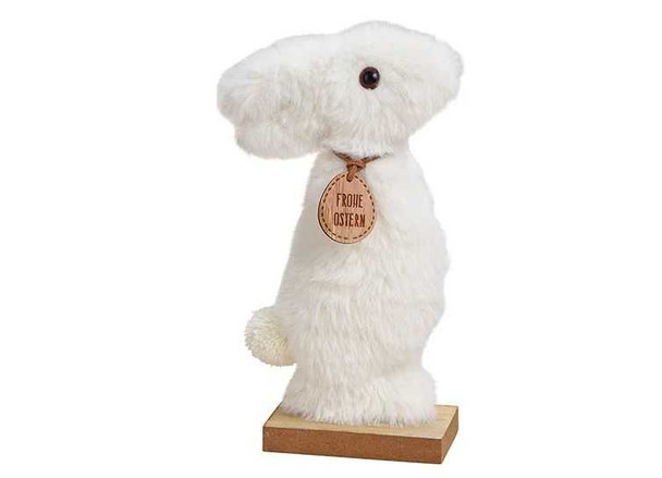 20cm Plush Easter Rabbit On A Stand
